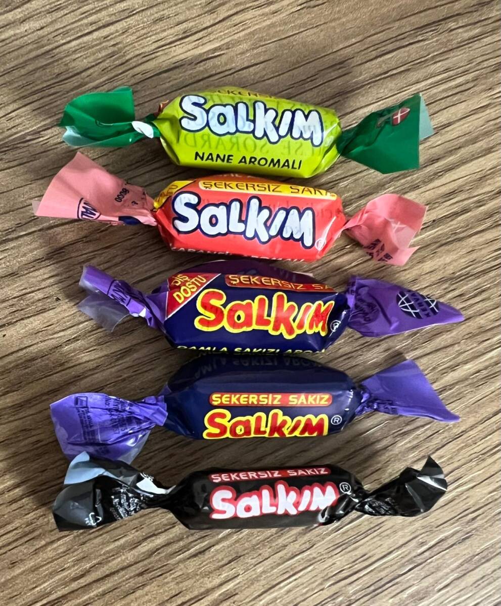 SALKIM (KERVAN) 2001,2015 Beş Farklı Çeşit Şekersiz Sakız #SKZ2039 - 1