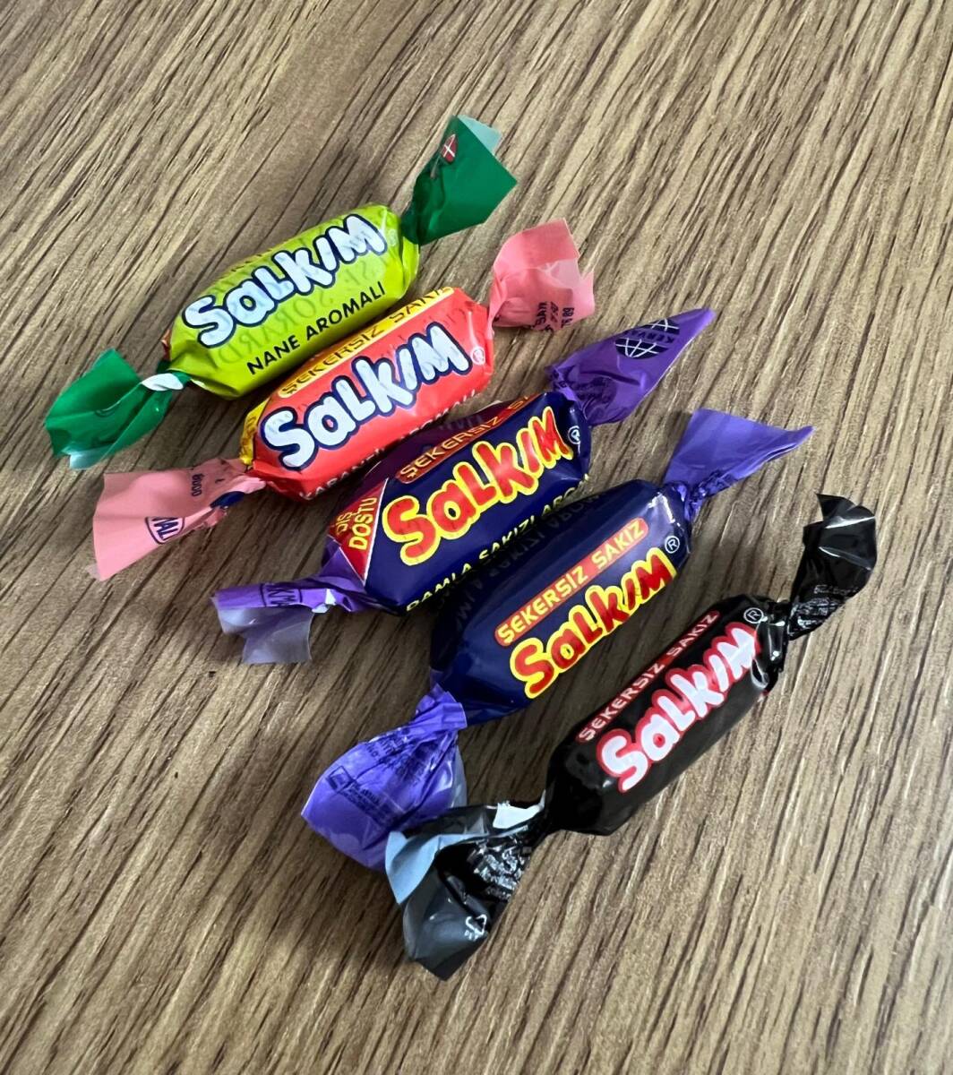 SALKIM (KERVAN) 2001,2015 Beş Farklı Çeşit Şekersiz Sakız #SKZ2039 - 2