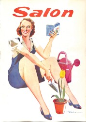 Salon Dergisi 15 Nisan 1948 Sayı: 12 - Türklerin Çiçek Sevgisi - Faruk Nafiz Çamlıbel NDR98857 - Gökçekoleksiyon