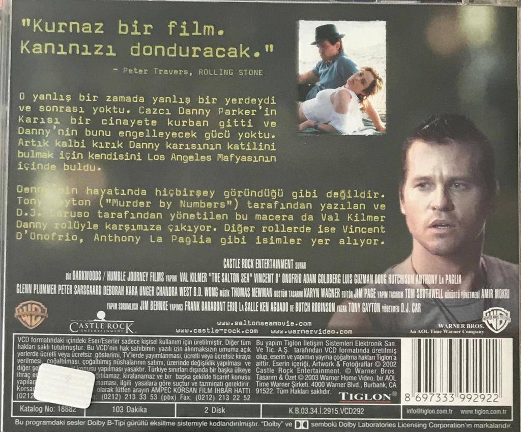 Salton Denizi -The Salton Sea VCD Film VCD5496 - 2