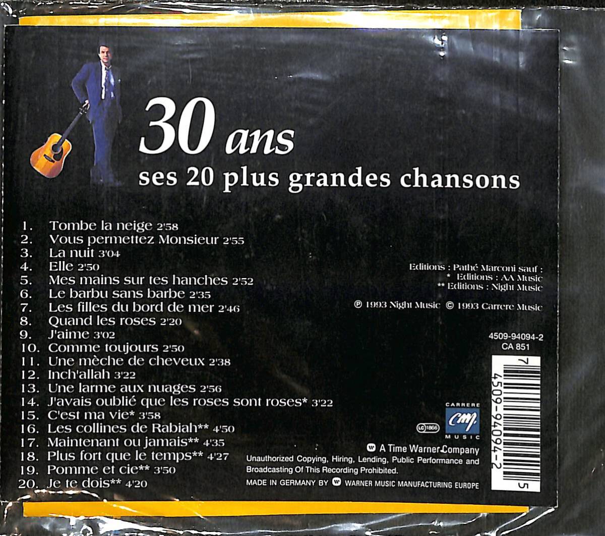 Salvatore Adamo – 30 Ans CD (İkinci El) CD5783 - 2