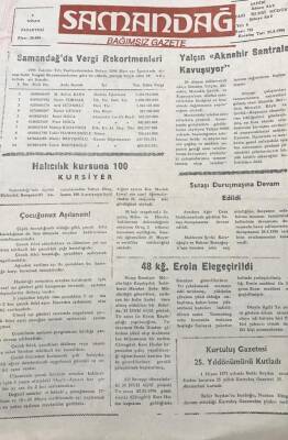 Samandağ Bağımsız Gazete 8 Nisan 1996-Samandağda Vergi Rekortmenleri GZ36635 - 1