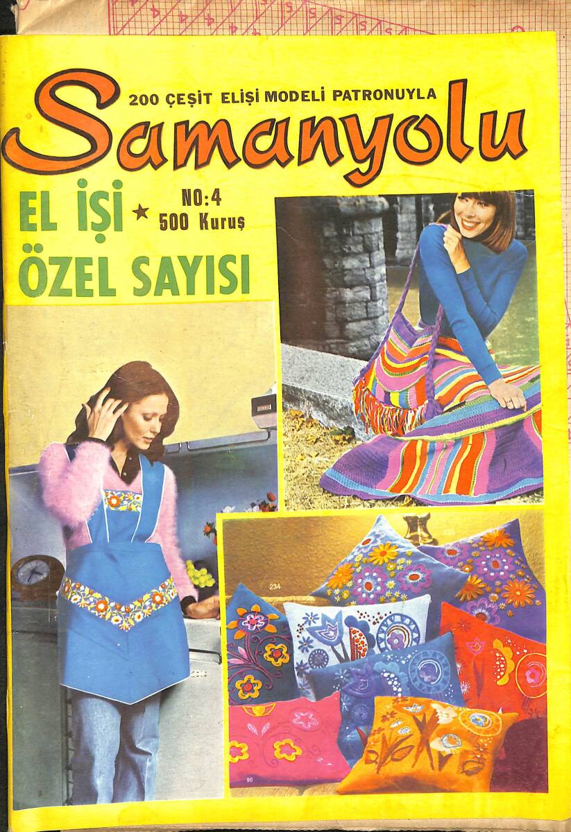 Samanyolu El İşi Özel Sayısı No 4 500 Kuruş - Paftası Mevcuttur NDR101465 - 1