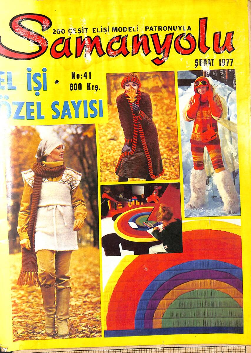 Samanyolu El İşi Özel Sayısı Şubat 1977 No : 41 - Paftası İçerisindedir NDR101574 - 1