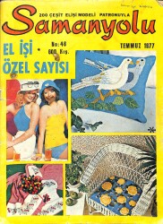 Samanyolu El İşi Sayısı Temmuz 1977 No : 46 - Hamile Bluzu - Kazaklar NDR91429 - Gökçekoleksiyon