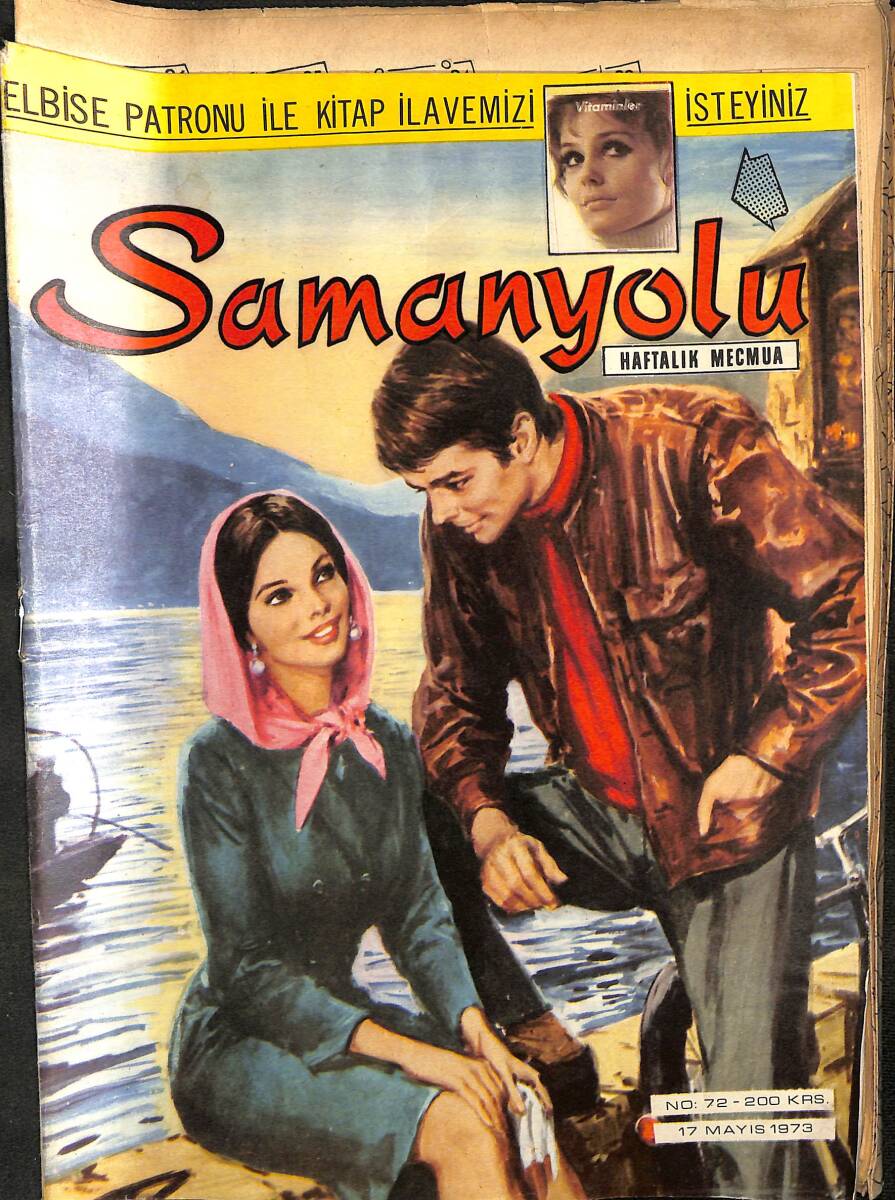 Samanyolu Haftalık Mecmua 17 Mayıs 1973 No:72 - Paftası İçindedir - Nebahat Çehre Avrupa'ya Gitti NDR101575 - 1
