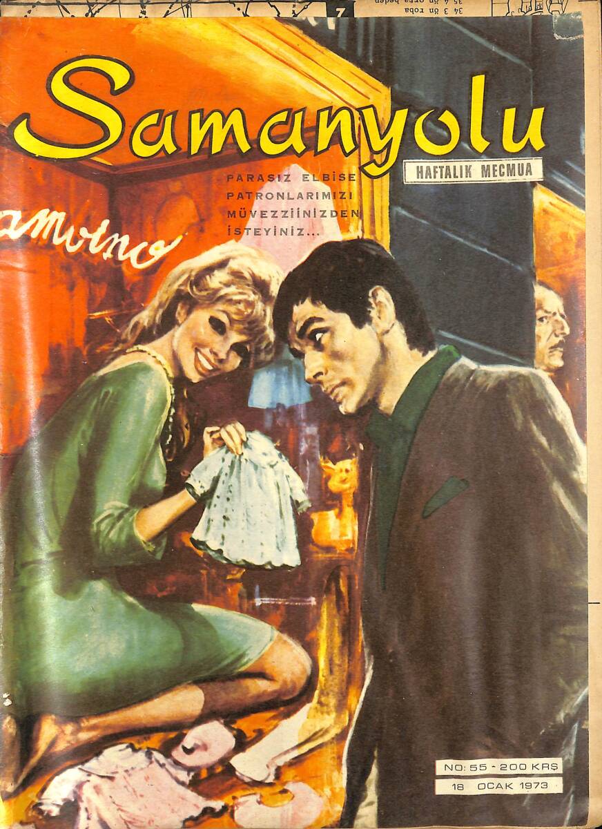 Samanyolu Haftalık Mecmua 18 Ocak 1973 No: 55 - Paftası İçindedir NDR101475 - 1