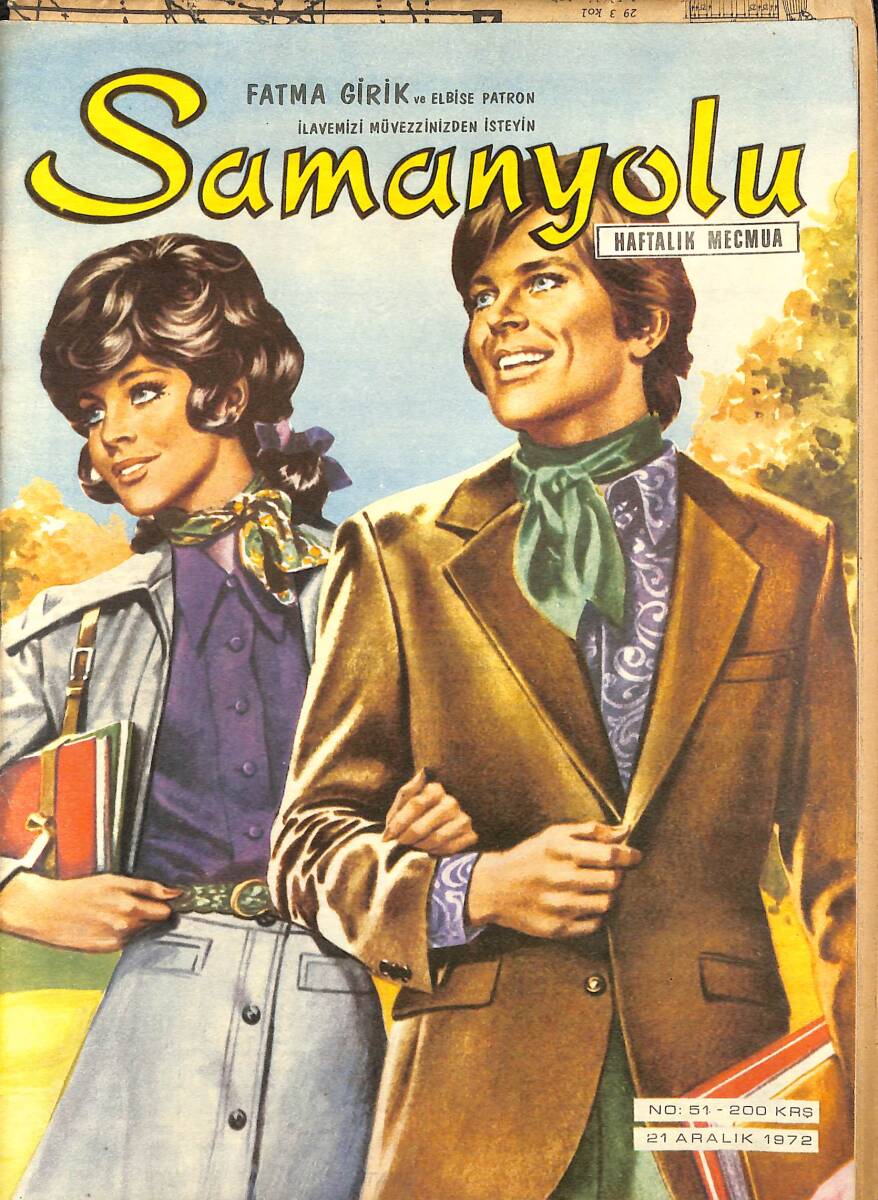 Samanyolu Haftalık Mecmua 21 Aralık 1972 No: 51 - Paftası İçindedir - Nebahat Çehre Evleniyor NDR101483 - 1