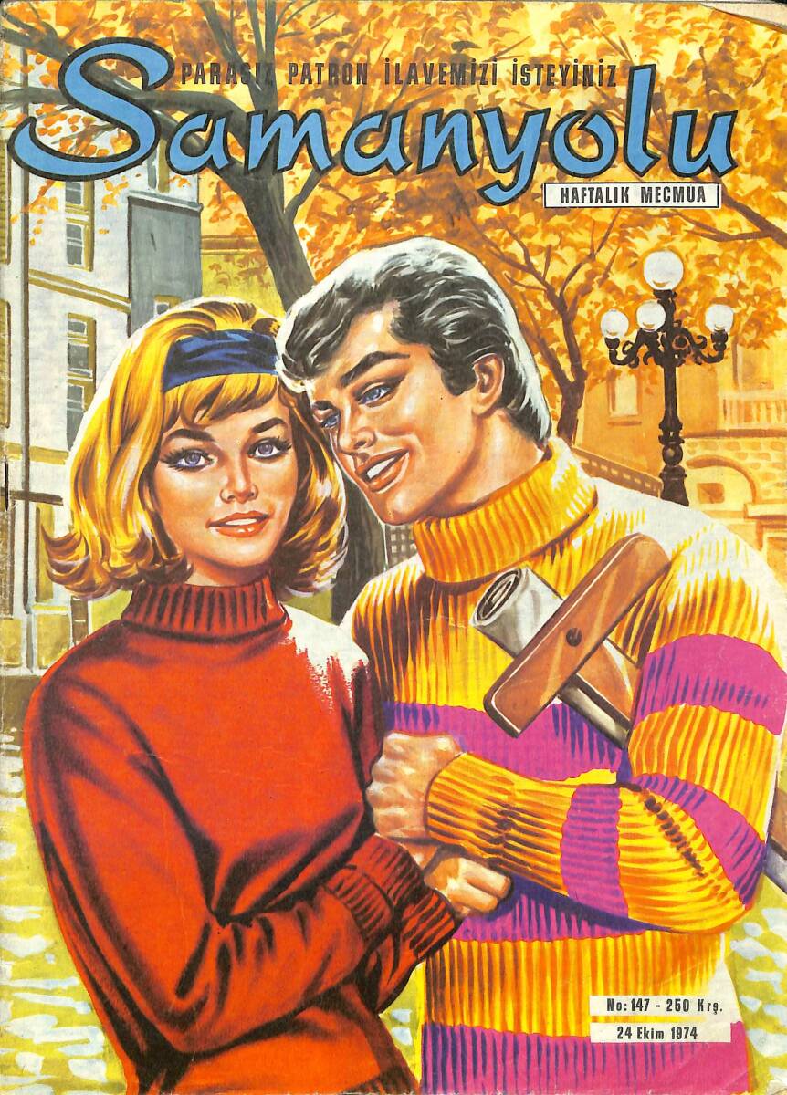 Samanyolu Haftalık Mecmua 24 Ekim 1974 No:147 - Avrupa'dan Dönen Nebahat Çehre'nin Sahne Yaşamı Tehlikeye Girmiştir NDR91445 - 1