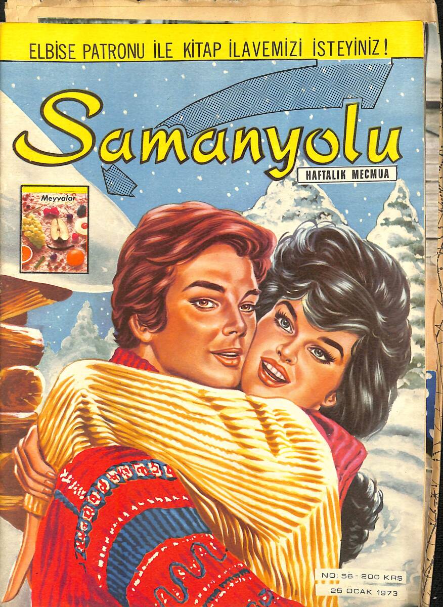 Samanyolu Haftalık Mecmua 25 Ocak 1973 No: 56 - Paftası İçindedir - Artistlerin Unutulmayan Hatıraları Türkân Şoray Anlatıyor NDR101471 - 1