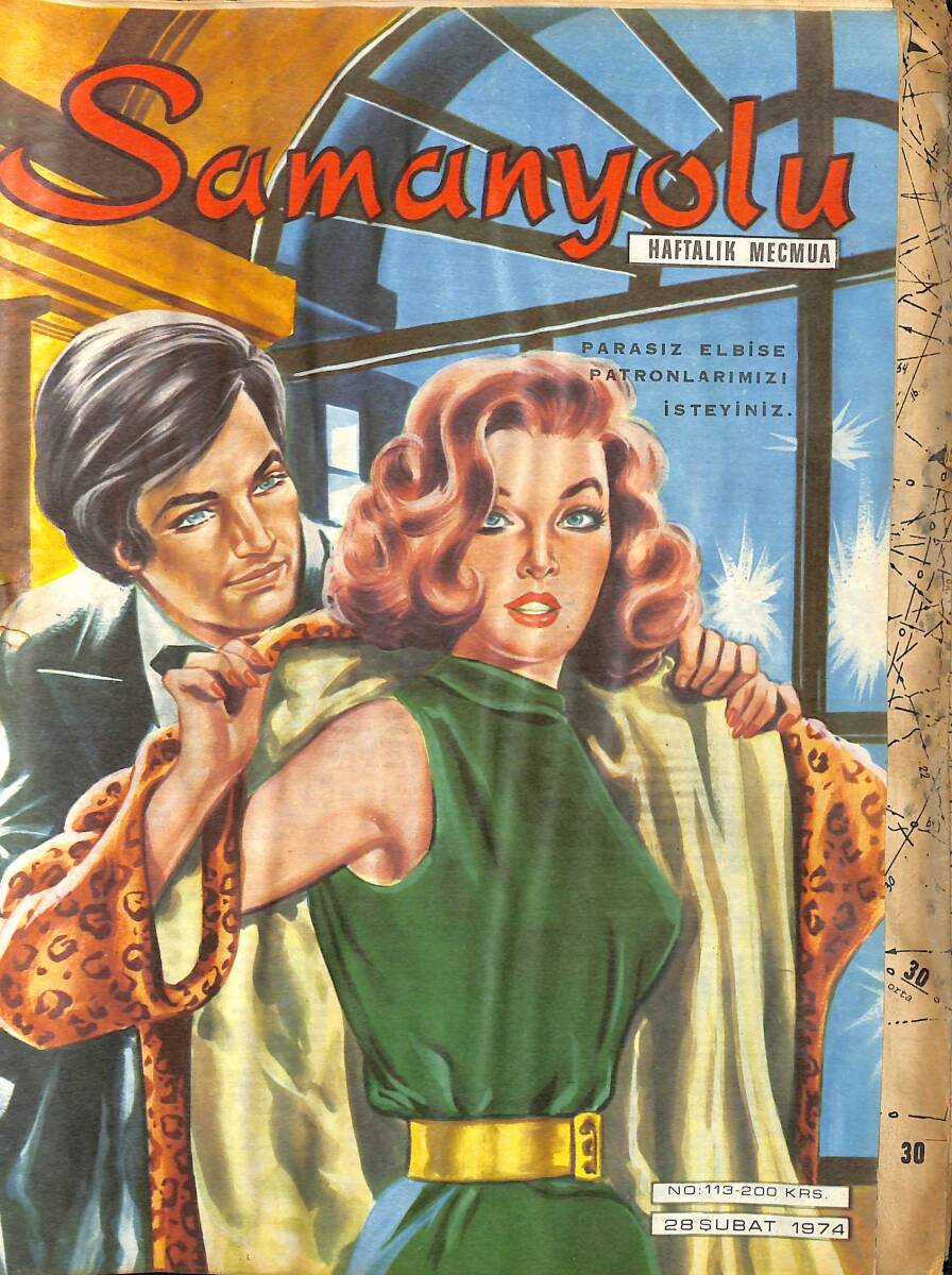Samanyolu Haftalık Mecmua 28 Şubat 1974 No: 113 - Paftası İçindedir - Filiz Akın Avrupa'da NDR101490 - 1
