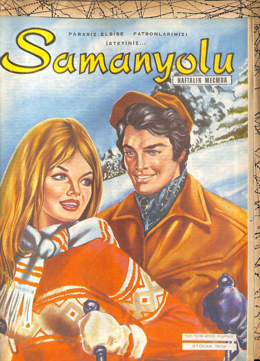 Samanyolu Haftalık Mecmua 31 Ocak 1974 No: 109 - Paftası İçindedir - Türkân Şoray Bolu'ya Gitti NDR101555 - 1