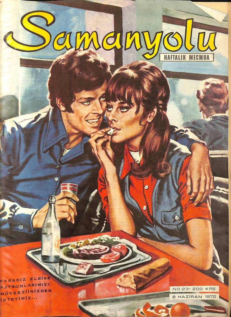 Samanyolu Haftalık Mecmua 8 Haziran 1972 No: 23 - Paftası İçindedir - Filiz Akın Antalya Film Festivalinde NDR101489 - 1