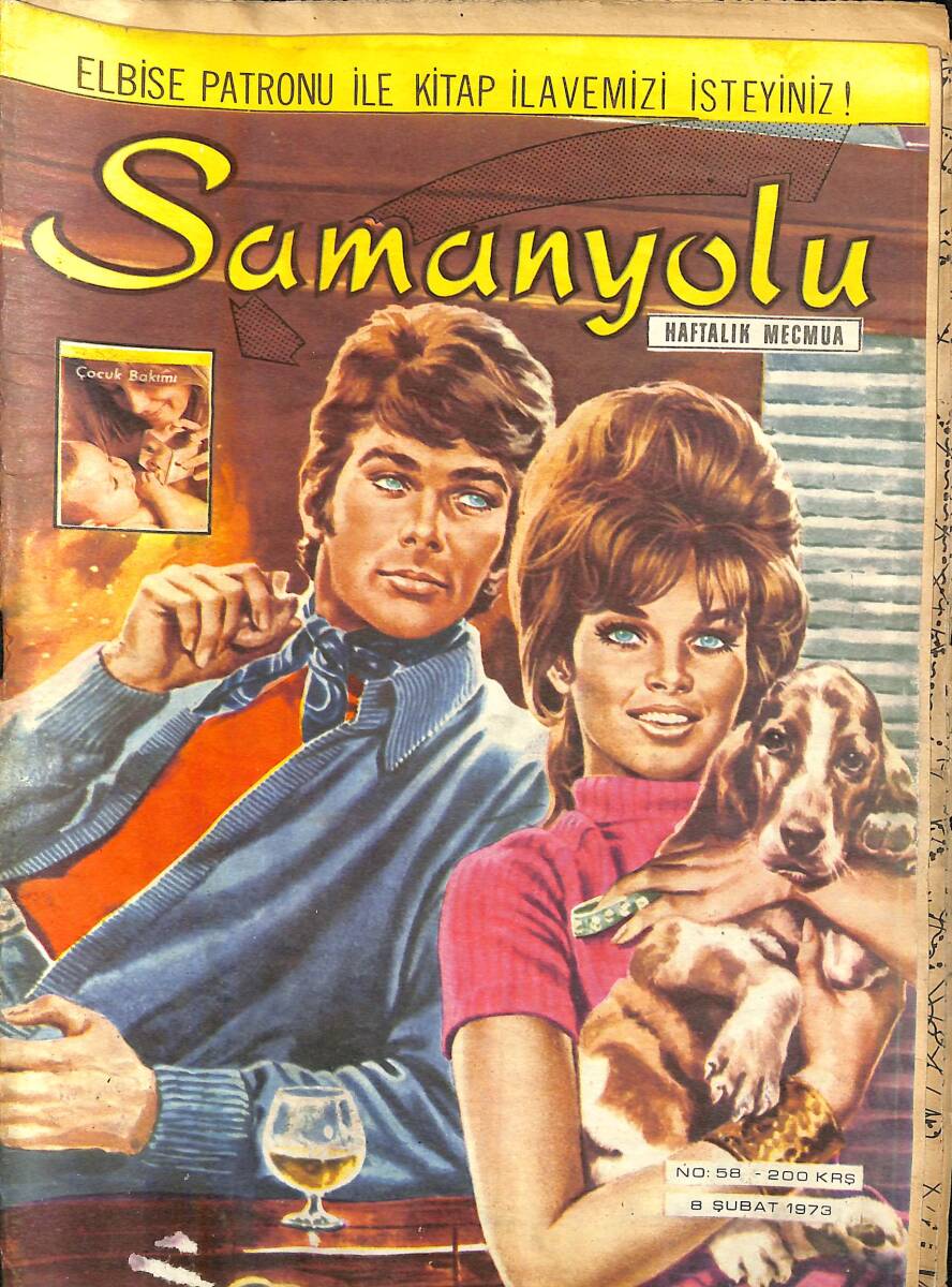Samanyolu Haftalık Mecmua 8 Şubat 1973 No: 58 - Paftası İçindedir - Venüs Sizi Nasıl Etkiler ? NDR101461 - 1