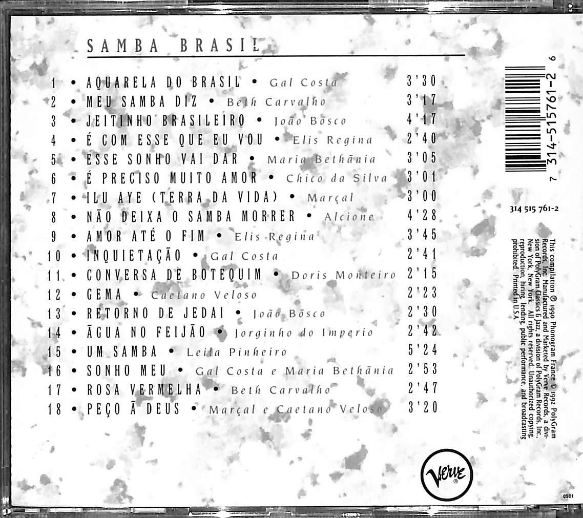 Samba Brasil CD (İkinci El) CD4056 - 2