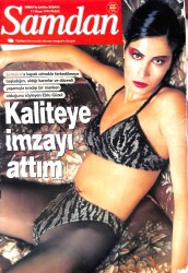 Şamdan Magazin Dergisi 11 Nisan 1999 - Hande Ataizi - Mahsun Kırmızıgül - Meltem Cumbul - Serdar Ortaç - Ebru Güzel - İbrahim Tatlıses NDR88112 - Gökçekoleksiyon