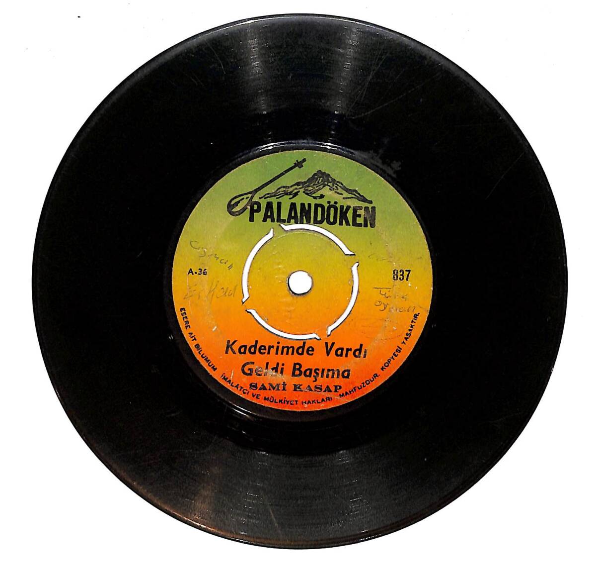 Sami Kasap - Ezo Gelin & Kaderimde Vardı Geldi Başıma PLAK PLK26741 - 2