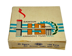 Samsun 19 Mayıs Karadeniz Fuarı Açılmamış Dolu Paket Sigara AOB4430 - 2