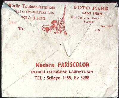 Samsun FOTO PARİS Sami İren Yazılı Zarf EFM(N)11491 - 2