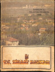Samsun İli Telefon Rehberi 1988 - T.C. Ziraat Bankası NDR92804 - Gökçekoleksiyon