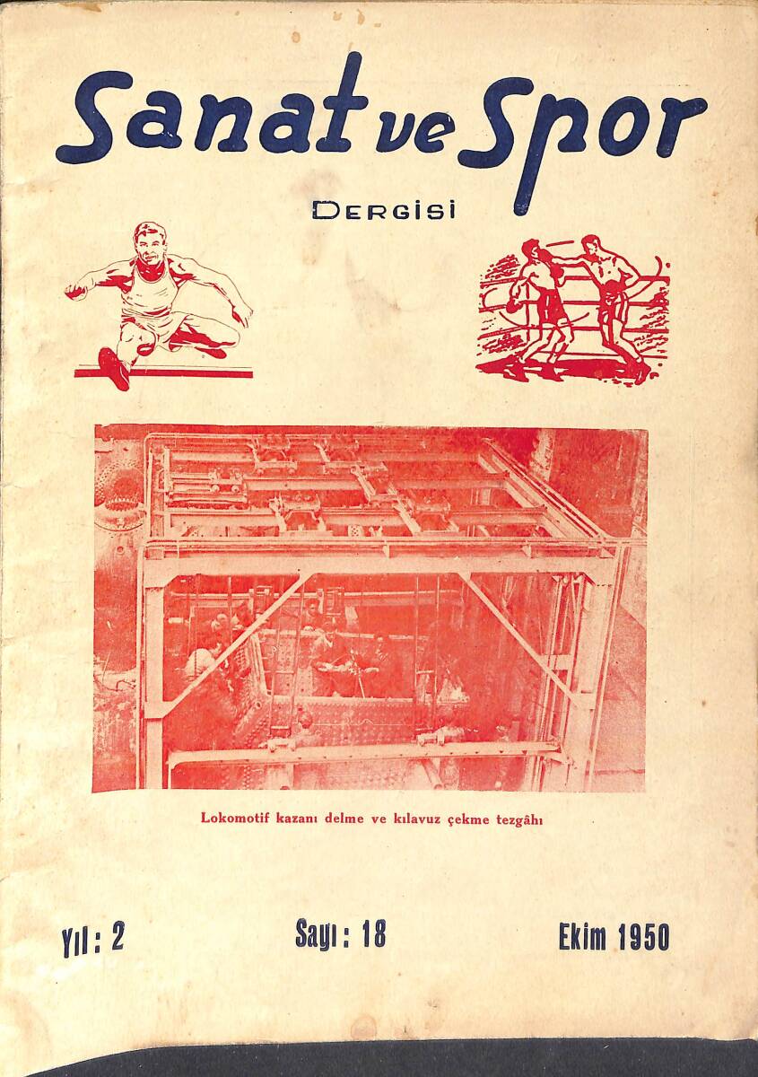 Sanat Ve Spor Dergisi Ekim 1950 Sayı: 18 NDR93040 - 1