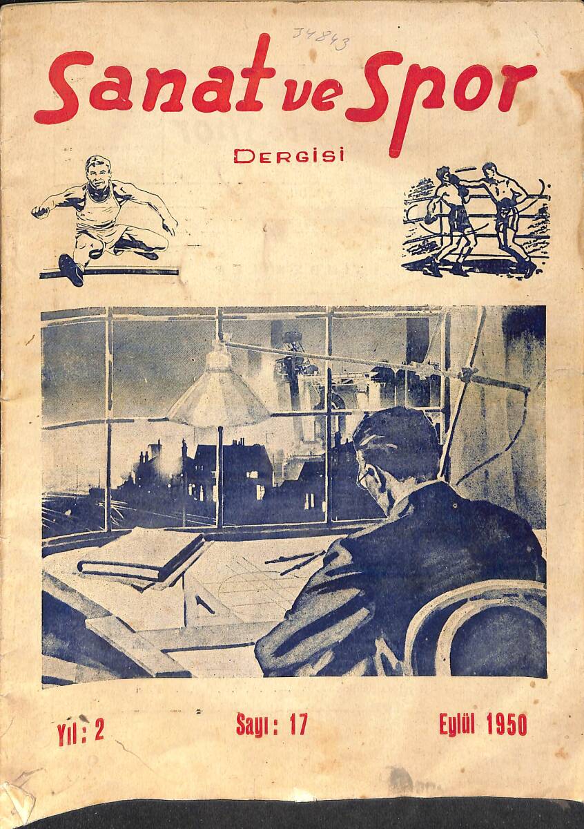 Sanat Ve Spor Dergisi Eylül 1950 Sayı: 17 NDR93029 - 1