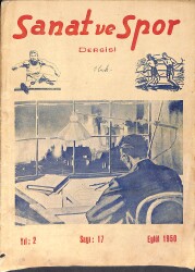 Sanat Ve Spor Dergisi Eylül 1950 Sayı: 17 NDR93039 - Gökçekoleksiyon