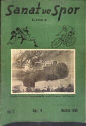 Sanat Ve Spor Dergisi Haziran 1950 Sayı: 14 NDR93042 - Gökçekoleksiyon
