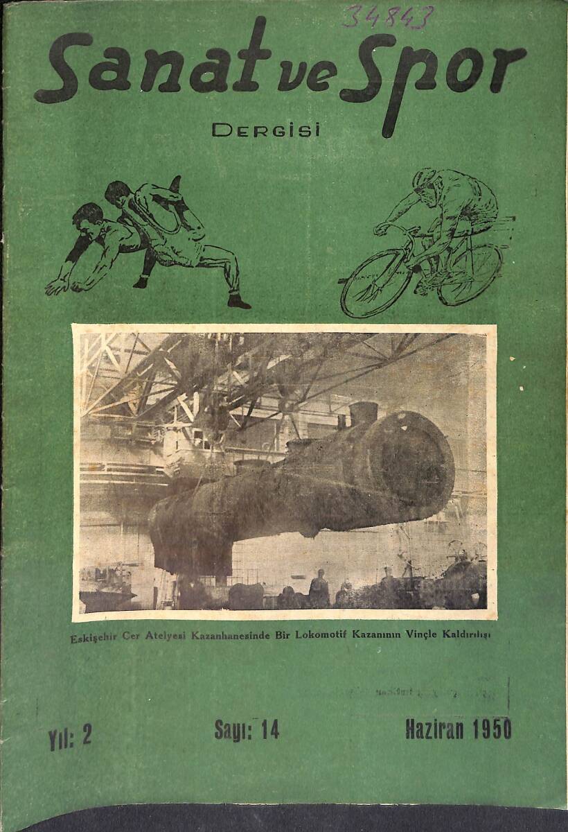 Sanat Ve Spor Dergisi Haziran 1950 Sayı: 14 NDR93042 - 1