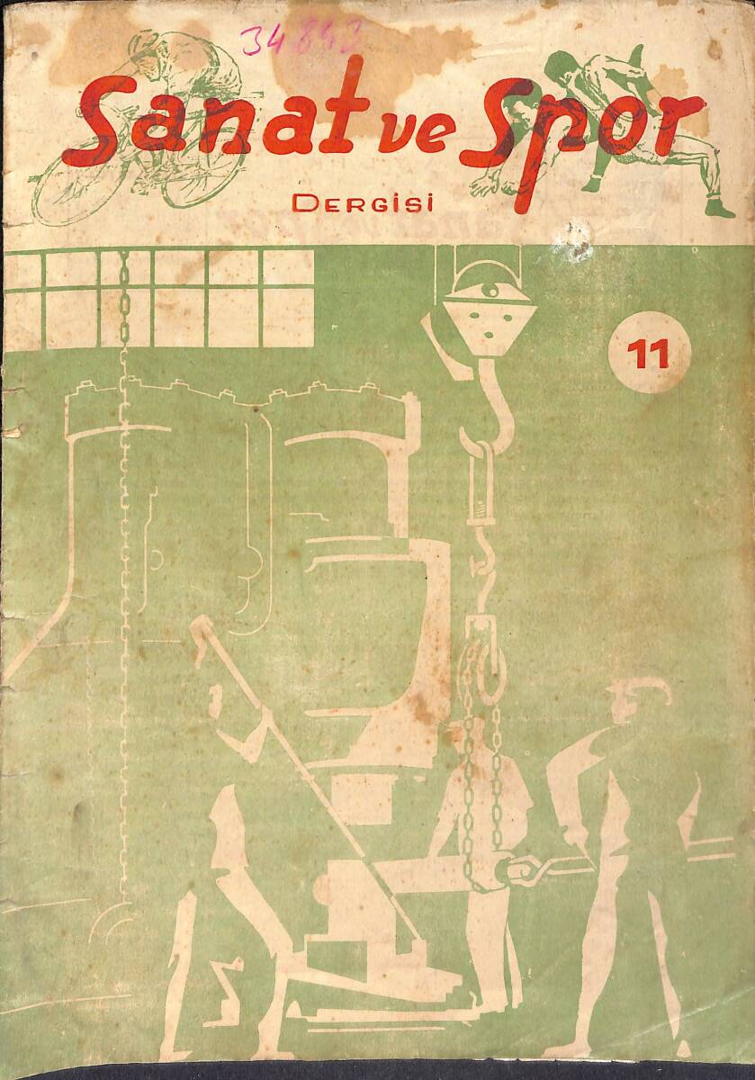 Sanat Ve Spor Dergisi Mart 1950 Sayı: 11 NDR93044 - 1
