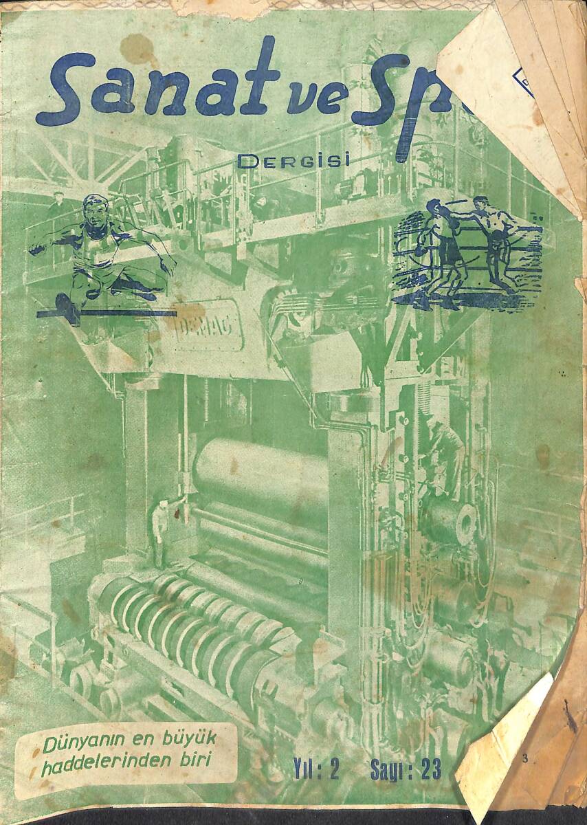 Sanat Ve Spor Dergisi Mart 1951 Sayı: 23 NDR93031 - 1