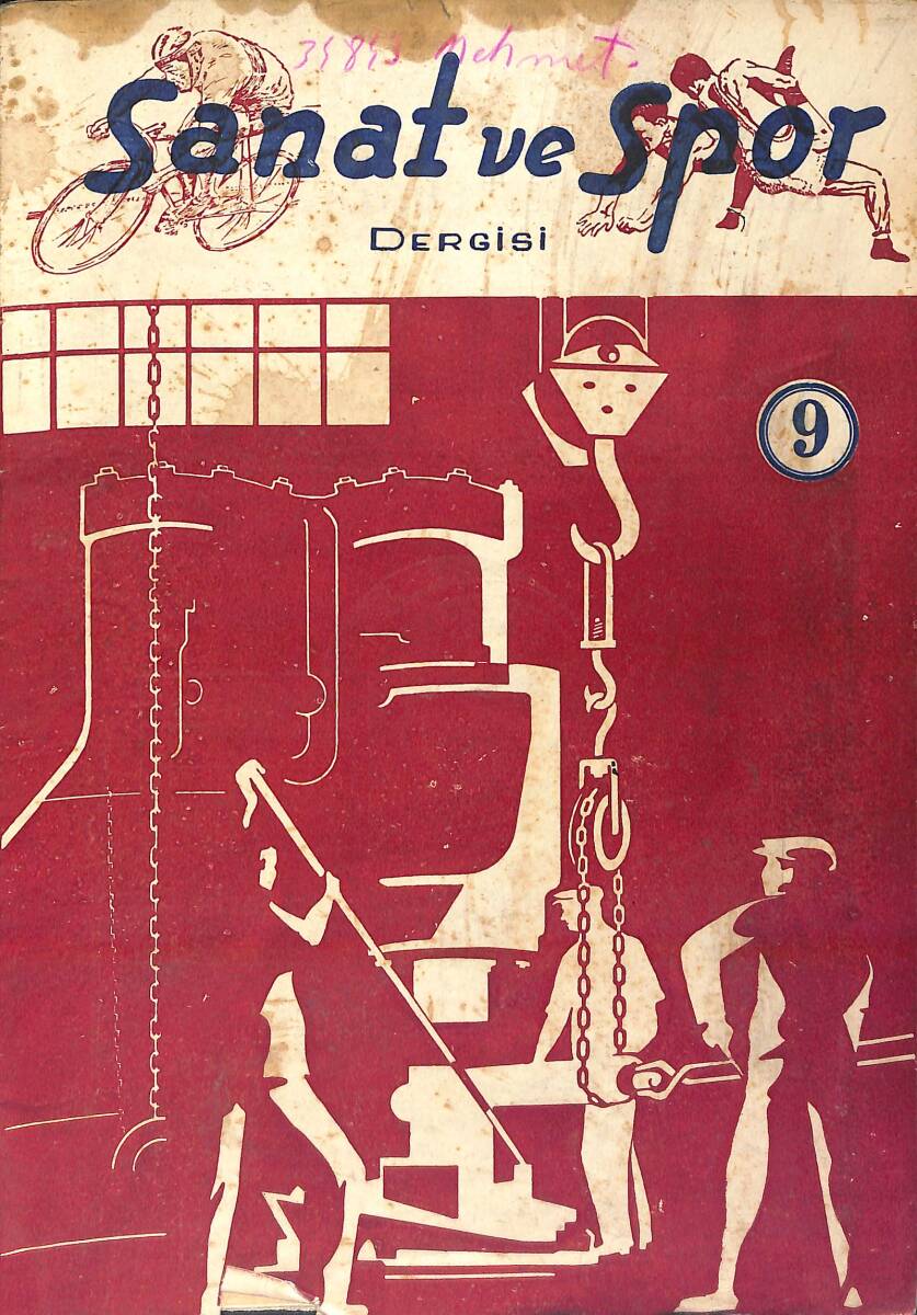 Sanat Ve Spor Dergisi Ocak 1950 Sayı: 9 NDR93034 - 1