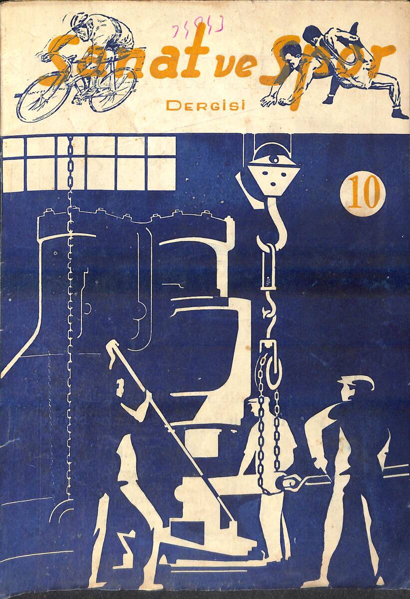 Sanat Ve Spor Dergisi Şubat 1950 Sayı: 10 NDR93047 - 1