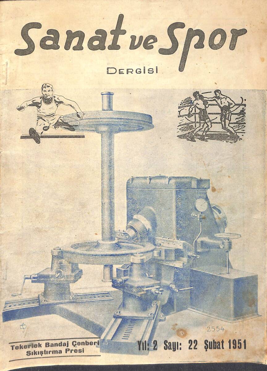 Sanat Ve Spor Dergisi Şubat 1951 Sayı: 22 NDR93046 - 1