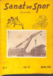 Sanat Ve Spor Dergisi Temmuz 1950 Sayı: 15 NDR93038 - Gökçekoleksiyon