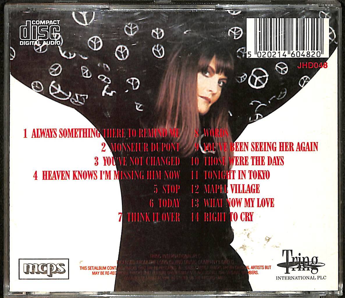 Sandie Shaw - Always Something There to Remind me CD (İkinci El) CD3979 - 2