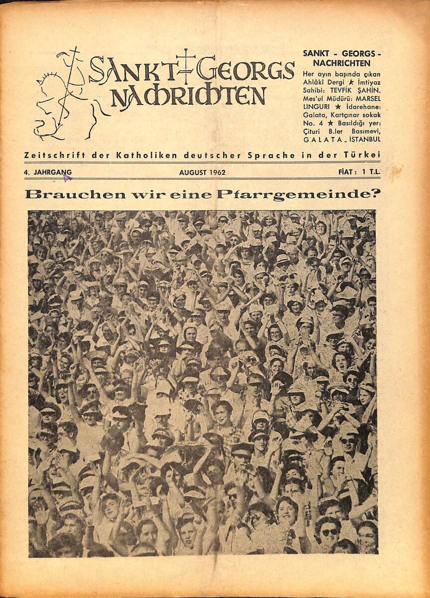 Sankt Georgs Nachrichten – August 1962 – Brauchen wir eine Pfarrgemeinde? NDR100685 - 1