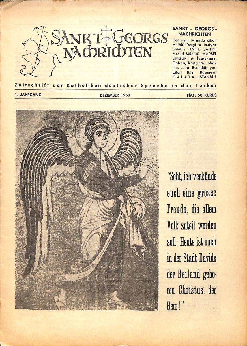 Sankt Georgs Nachrichten – Dezember 1960 – Die Symbolik des byzantinischen Kirchenbaues NDR100696 - 1