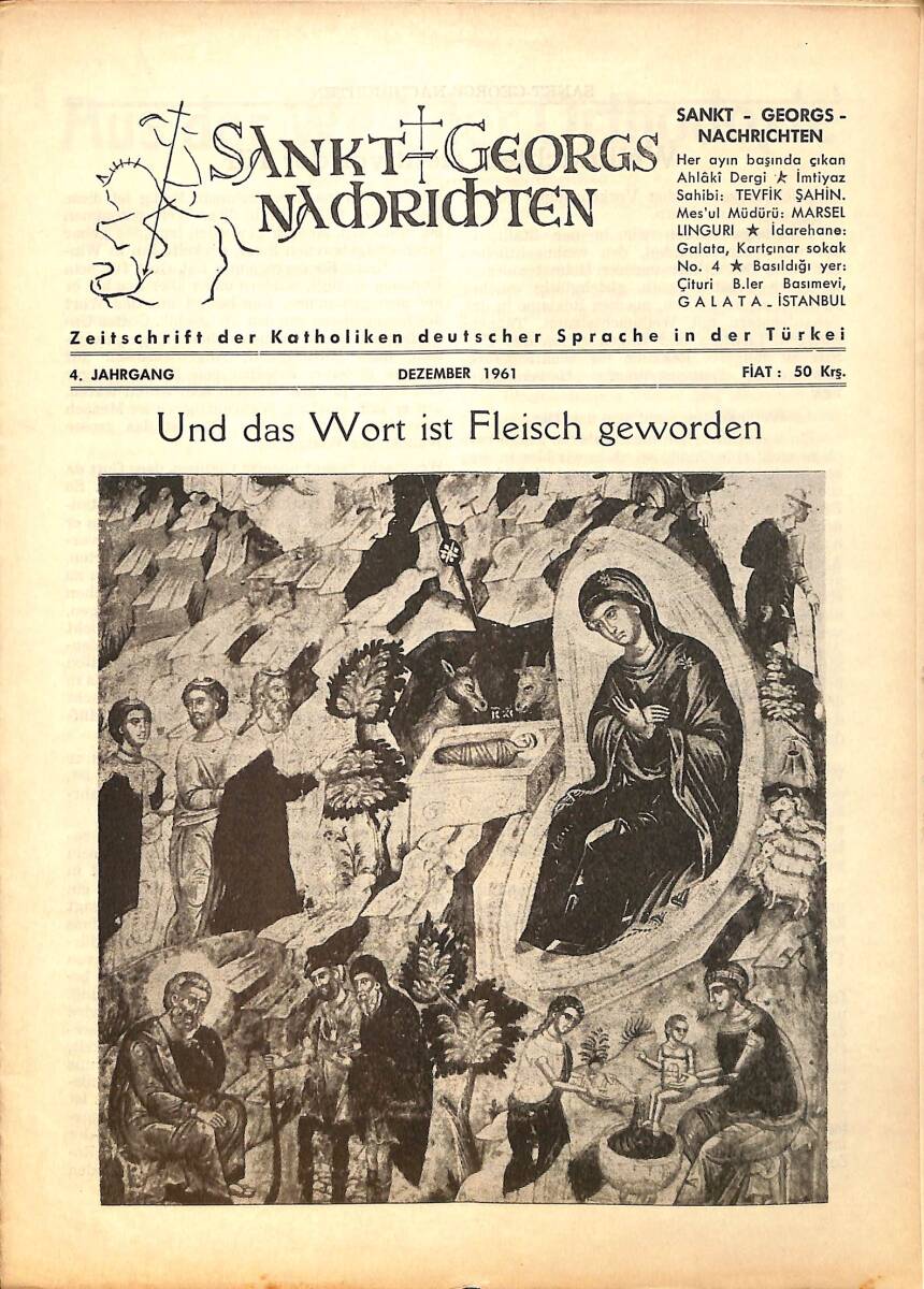 Sankt Georgs Nachrichten – Dezember 1961 – Und das Wort ist Fleisch geworden – Die Kirche Jesu Christi und die Orthodoxen NDR100700 - 1