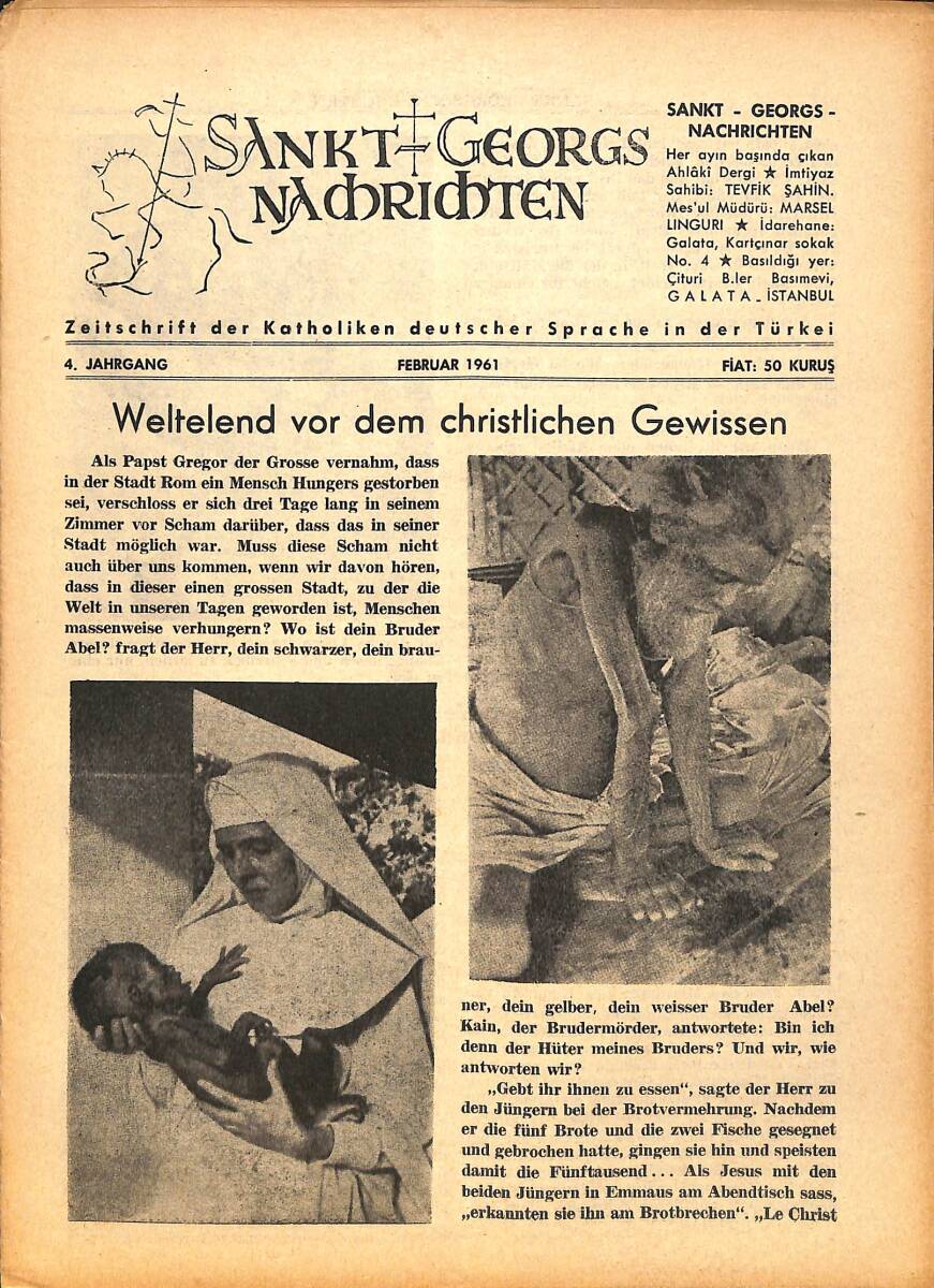 Sankt Georgs Nachrichten – Februar 1961 – Weltelend vor dem christlichen Gewissen NDR100698 - 1