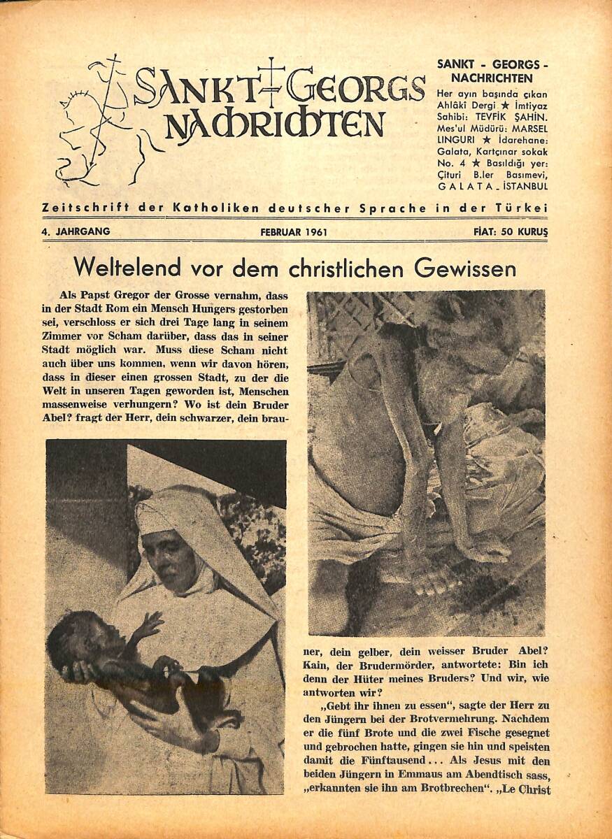 Sankt Georgs Nachrichten – Februar 1961 – Weltelend vor dem christlichen Gewissen NDR100744 - 1