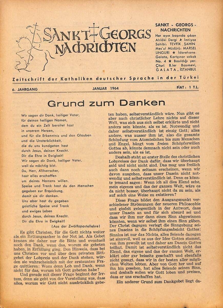 Sankt Georgs Nachrichten – Januar 1964 – Wirklich nur ein kleiner Schwindel? NDR100734 - 1