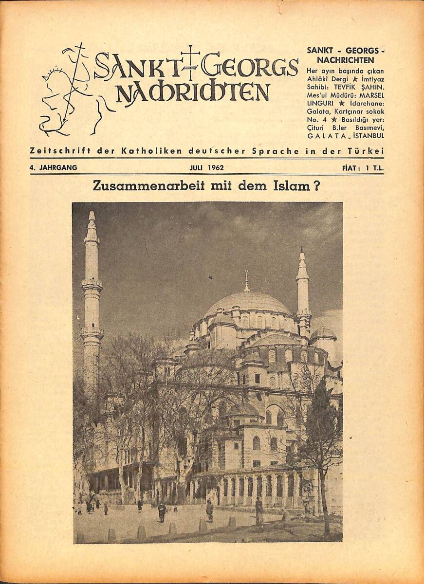 Sankt Georgs Nachrichten – Juli 1962 – Zusammenarbeit mit dem Islam? NDR100684 - 1