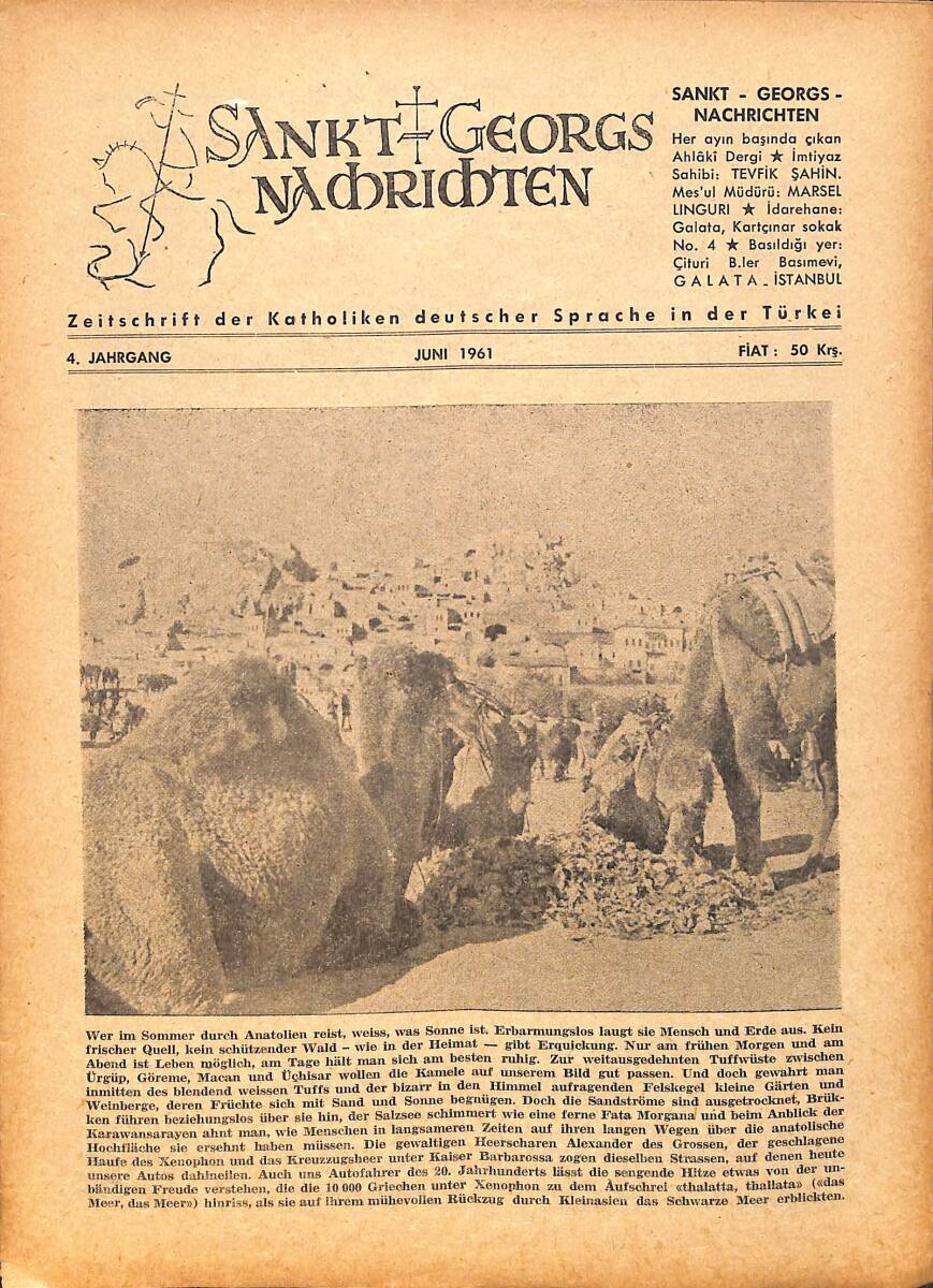 Sankt Georgs Nachrichten – Juni 1961 – Touristen in der Türkei – Frühe Begegnung von Christentum und Islam NDR100694 - 1