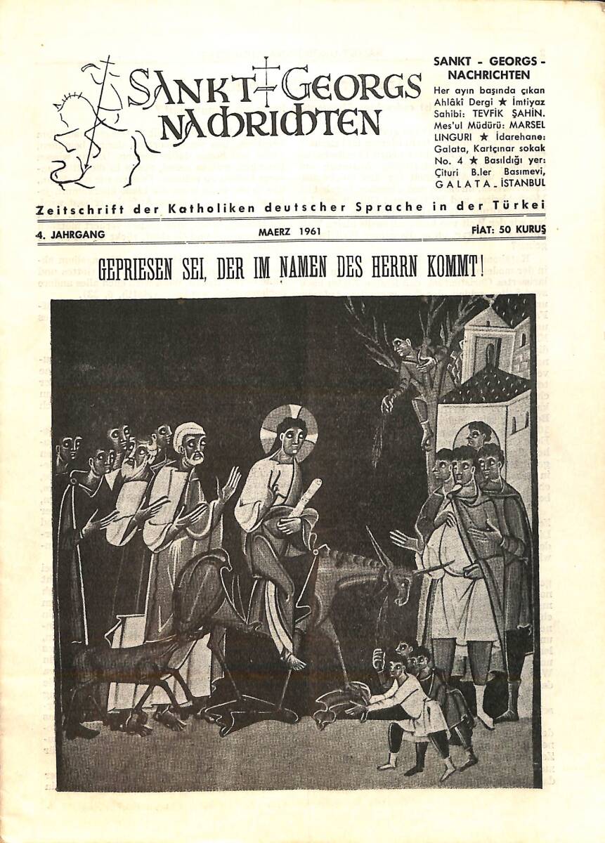 Sankt Georgs Nachrichten – Maerz 1961 – Gepriesen Sei, Der Im Namen Des Herrn Kommt NDR100682 - 1