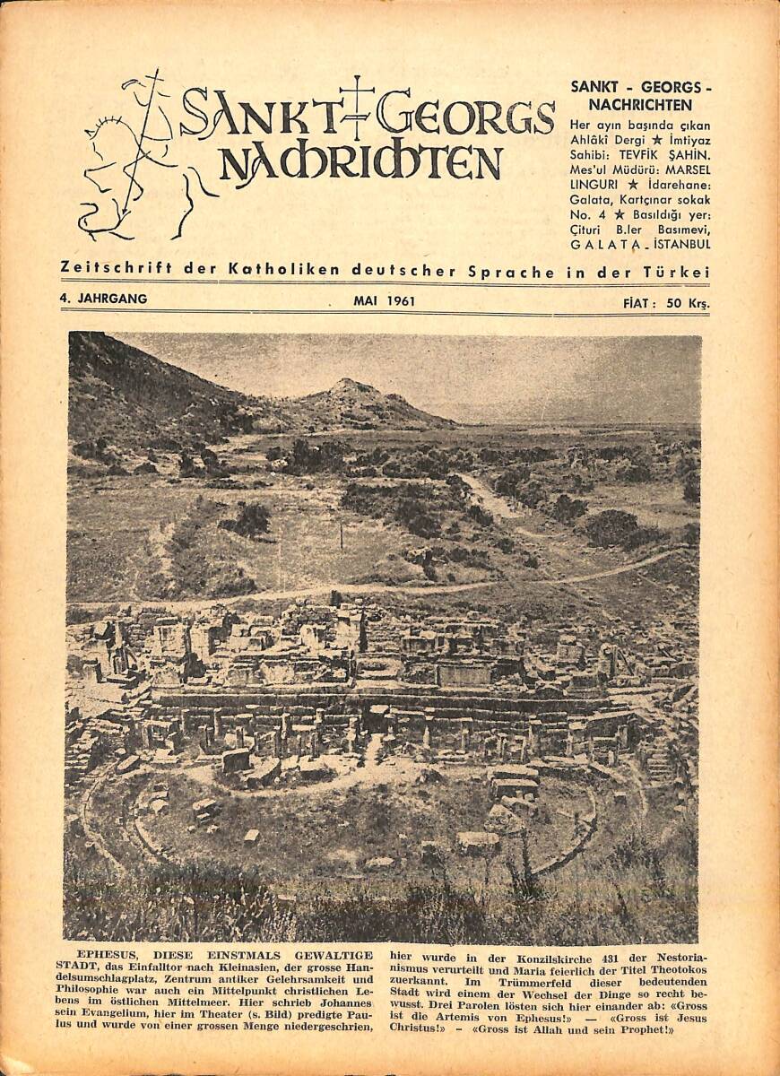 Sankt Georgs Nachrichten – Mai 1961 – Streitfrage: ausgang des Hl. Geistes – Papstes Johannes XXIII. NDR100753 - 1