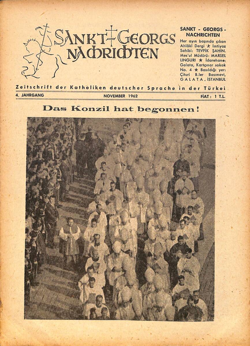 Sankt Georgs Nachrichten – November 1962 – Das Konzil hat begonnen! – Lob wiegt im Ehealltag viel NDR100689 - 1