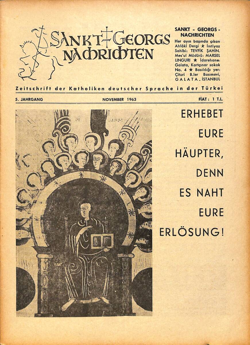 Sankt Georgs Nachrichten – November 1963 – Erhebet Eure Häupter, Denn Es Naht Eure Erlösung! NDR100732 - 1