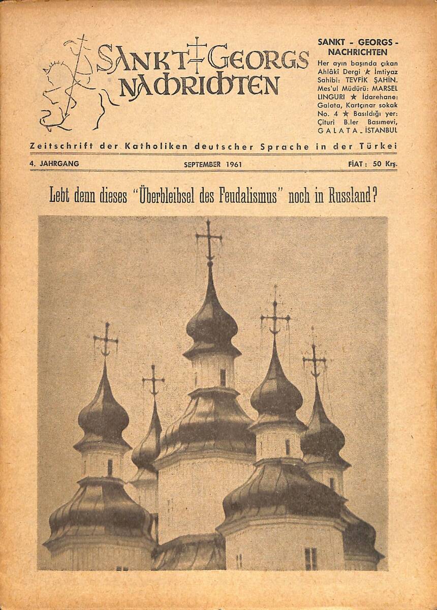 Sankt Georgs Nachrichten – September 1961 – Lebt denn dieses 
