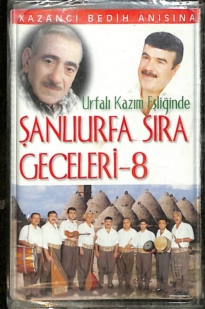 Şanlıurfa Sıra Geceleri 8 - Urfalı Kazım Eşliğinde Kaset (Sıfır Kaset) KST29304 - 1